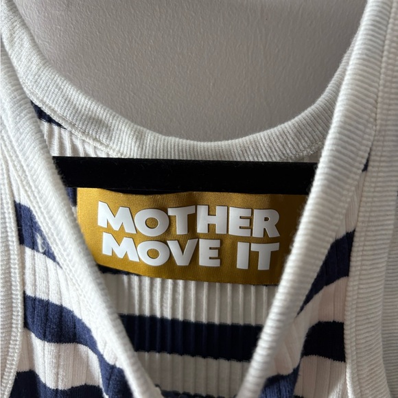 Mother Denim Chin Up Stripe Tank Top - Picture 3 of 5